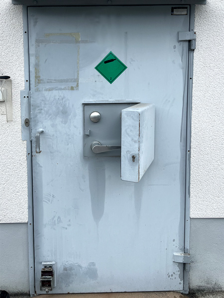 Wartung Sprengstofflagertür GUTmbH